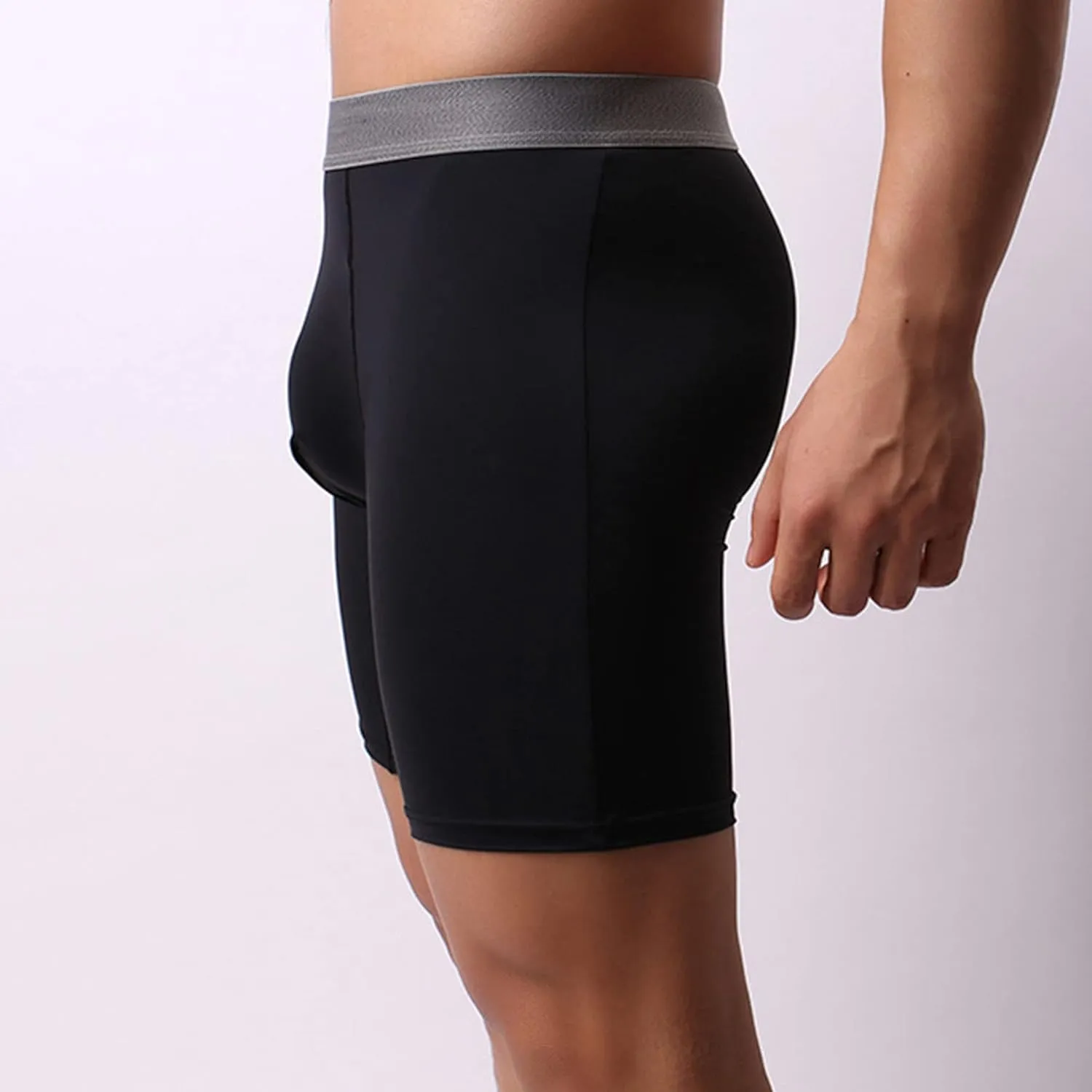 JEKE-DG Men's Underwear Boxer Briefs Boxer Pants And Ice Silk Pants Moisture-Wicking Stretch-Cotton Underwear