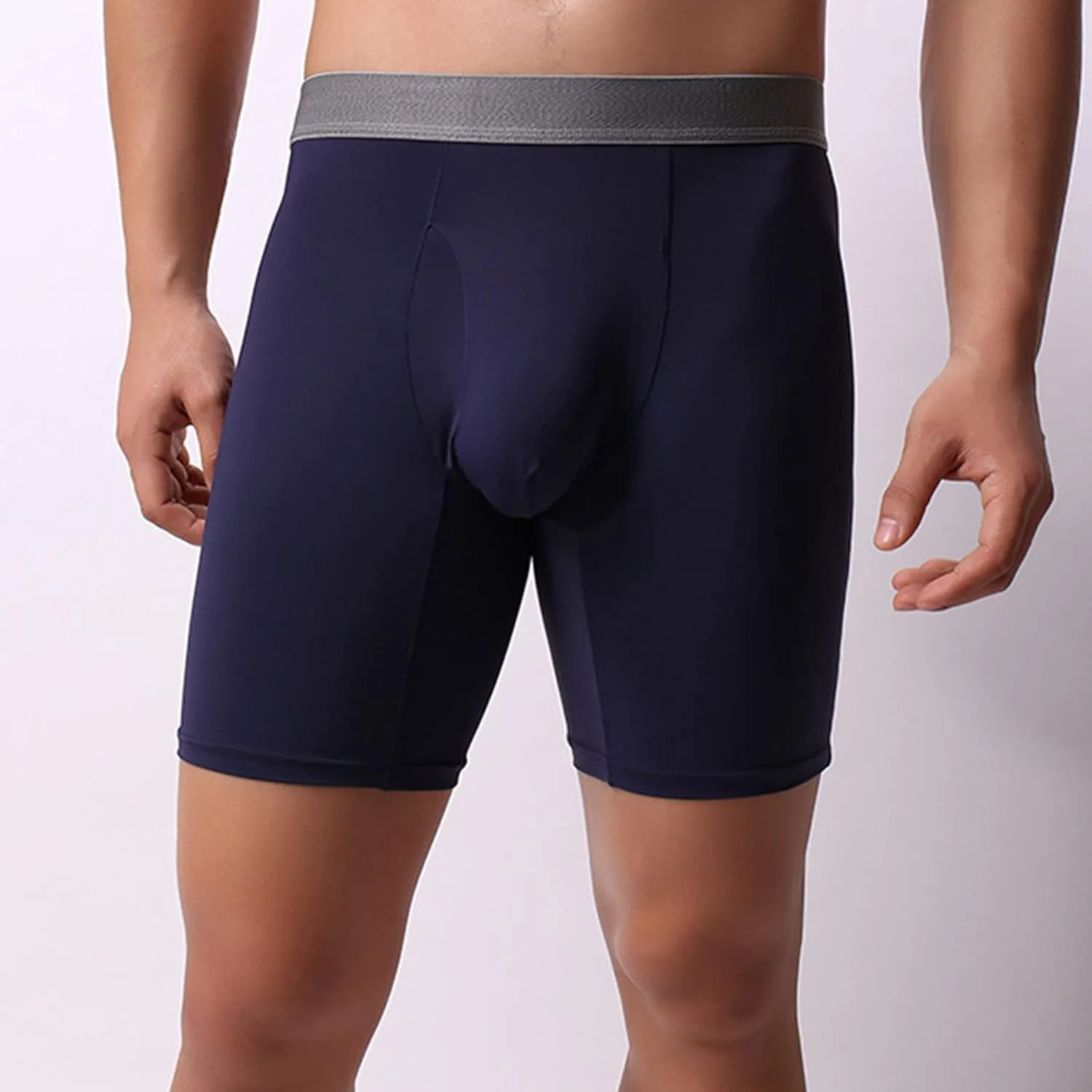 JEKE-DG Men's Underwear Boxer Briefs Boxer Pants And Ice Silk Pants Moisture-Wicking Stretch-Cotton Underwear