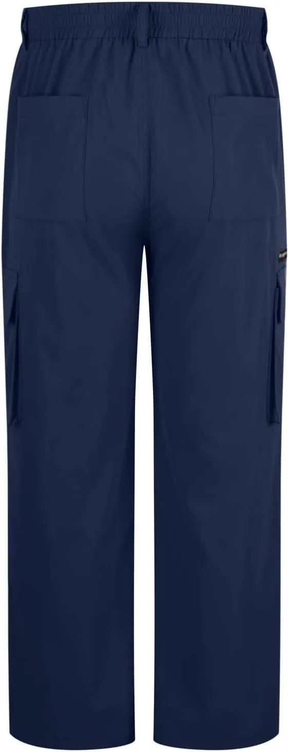Jogger Cargo Pants for Men Lightweight Hiking Pants Loose Straight Leg Pants Relaxed Active Pants Fall Work Pants