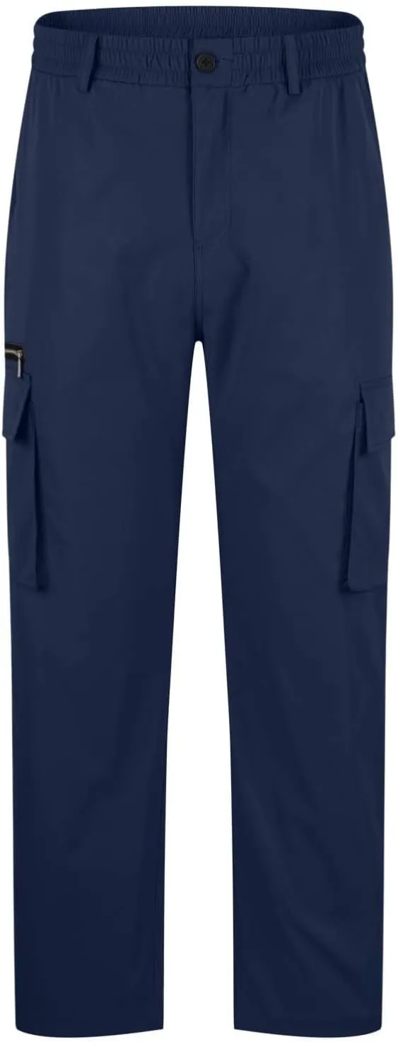 Jogger Cargo Pants for Men Lightweight Hiking Pants Loose Straight Leg Pants Relaxed Active Pants Fall Work Pants