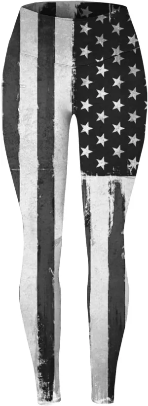 Leisure Leggings Women High Waist Skinny Yoga Pants Stripe Print Gym Workout Running Tights Compression Bottoms,Grey,XXL