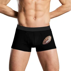 Leopard Football Men's Tight Boxer Briefs Breathable Underwear Soft Stretch Trunks