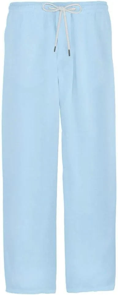 Linen Pants for Mens Casual Pants Relaxed-Fit Beach Pants Summer Yoga Pants Drawstring Elastic Waist Pants