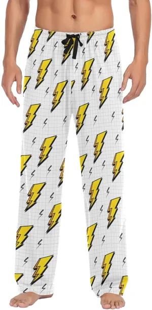 linqin Men's Pajama Pant Chrysanthemum Comfy Soft Lounge Sleep Pants Pajama Bottoms
