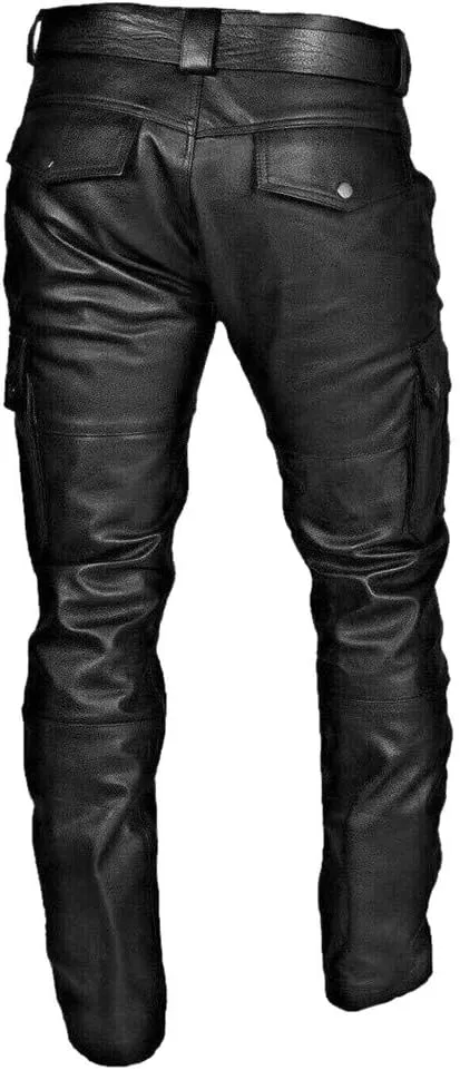Men Cargo Combat Pants Casual Cotton Stretch Pant Cuffed Sweatpant Joggers Loose Fit Sports Gym Jogger Bottoms