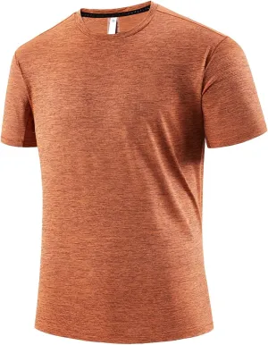 Mens Athletic Shirts Short Sleeve UPF 50   Sun Protection Sportstyle Swim T-Shirt Quick Dry Lightweight Breathable Tops