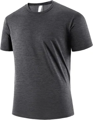 Mens Athletic Shirts Short Sleeve UPF 50   Sun Protection Sportstyle Swim T-Shirt Quick Dry Lightweight Breathable Tops