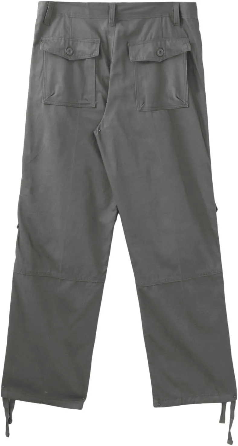 Mens Cargo Pants Relaxed Fit Work Hiking Pants Stretch Tactical Pants Lightweight Outdoor Travel Pants Multi Pockets Pants
