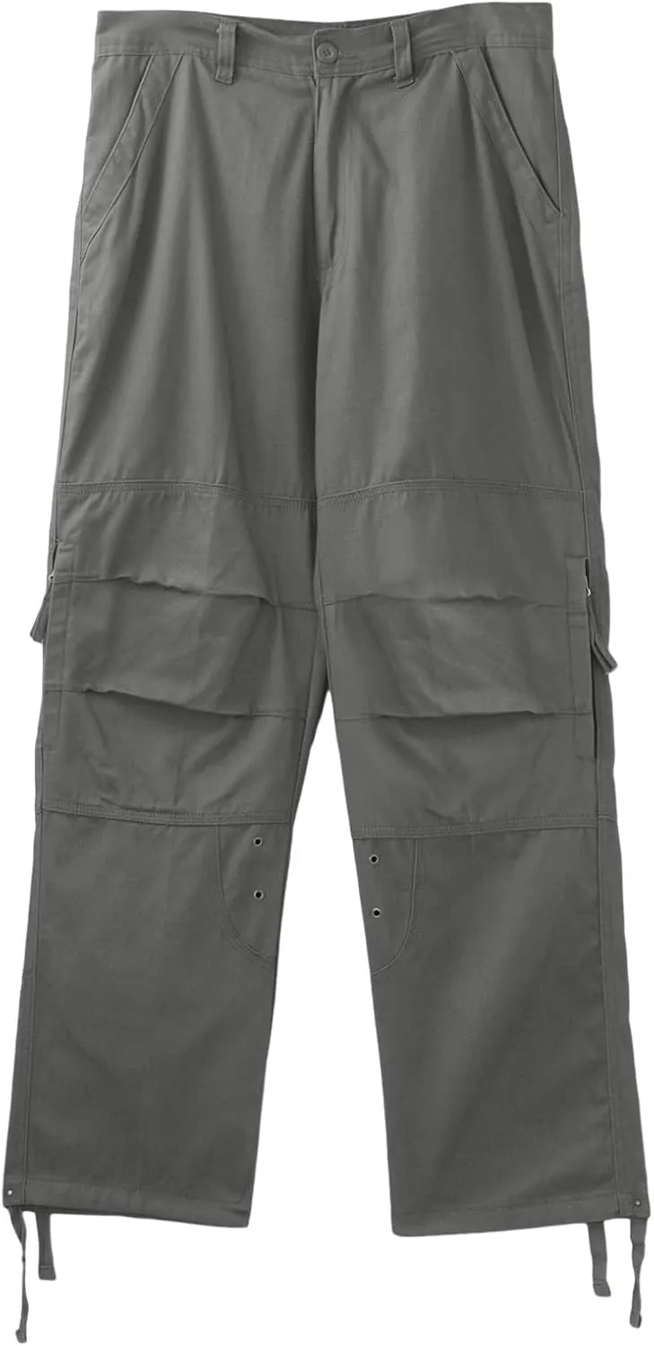 Mens Cargo Pants Relaxed Fit Work Hiking Pants Stretch Tactical Pants Lightweight Outdoor Travel Pants Multi Pockets Pants