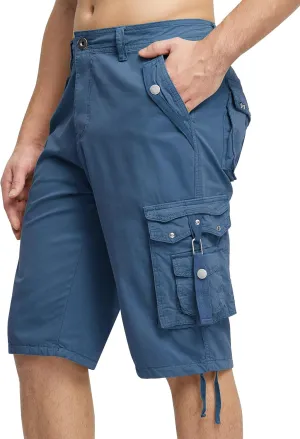 Mens Cargo Shorts Casual Shorts Hiking Shorts Below Knee Relaxed Fit Multi Pockets Running Joggers Outdoor Mens Shorts