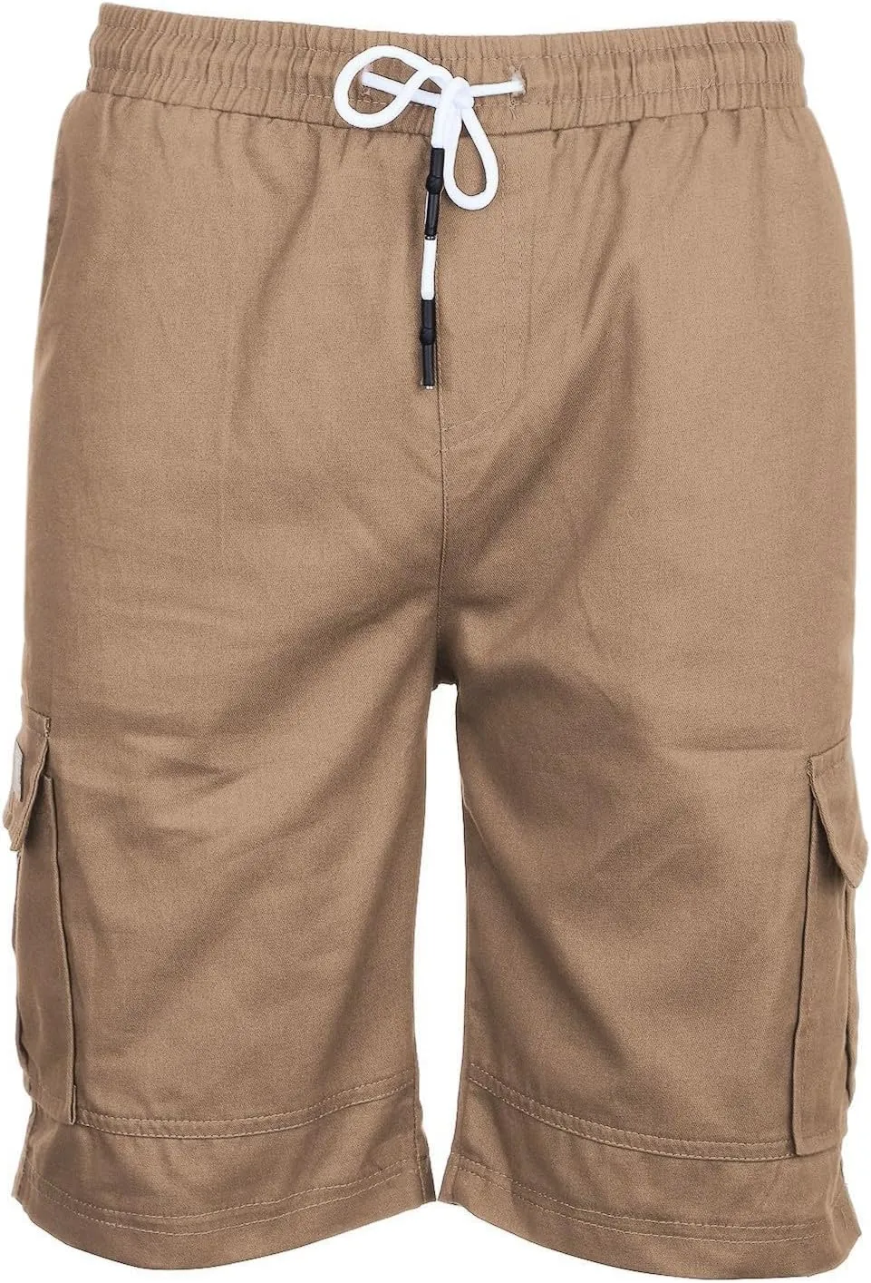 Mens Casual Cargo Shorts - 2025 Drawstring Stretch Summer Beach Shorts Chino Shorts Outdoor Hiking Shorts with 6 Pockets