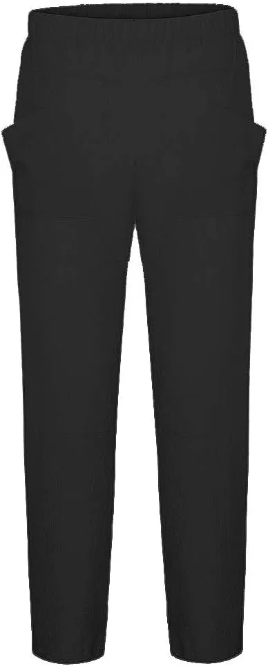 Men's Casual Pants Linen Pants Relaxed-Fit Beach Pants Summer Yoga Pants Soft Elastic Waist Pants