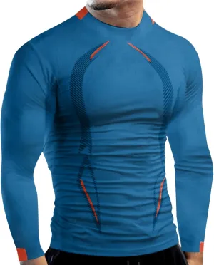 Men's Compression Shirts, Cool Dry Long Sleeve Compression Shirts for Men, Sports Workout T-Shirts Tops