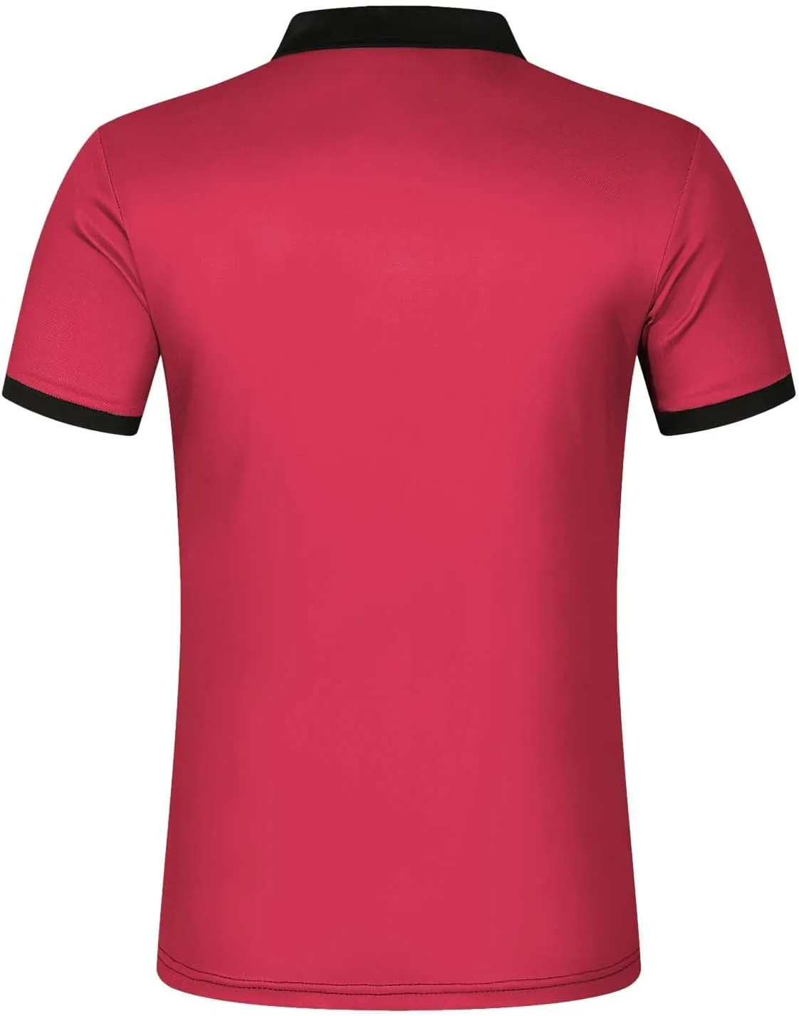 Mens Lightweight Golf Shirts with Pocket Button Down Short Sleeve Summer Casual Polos for Men Slim Fit Stretch Lapel Shirts