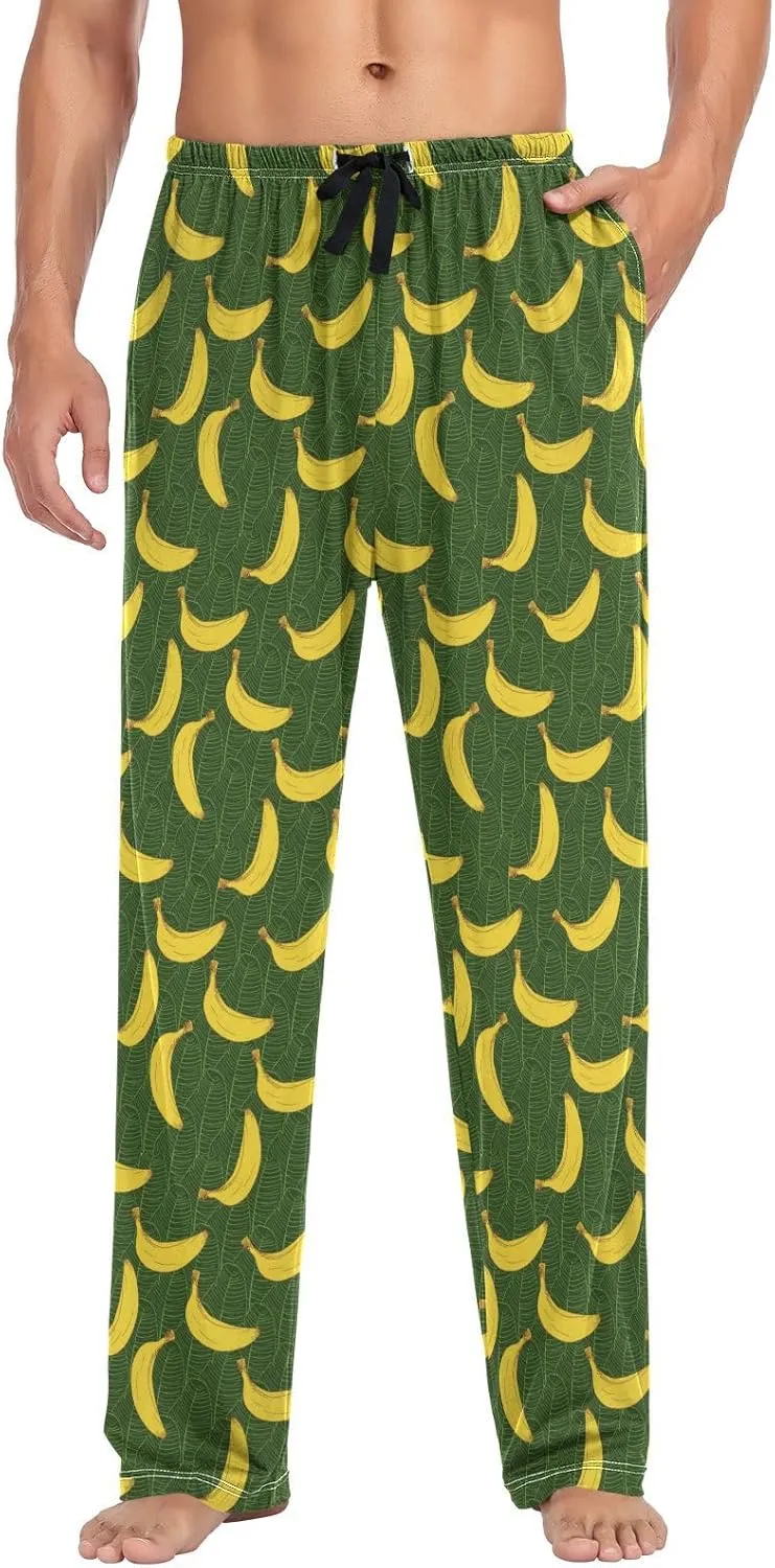 Men's Pajama Pants Super Soft Sleep Lounge Pants Pjs Bottoms with Pockets