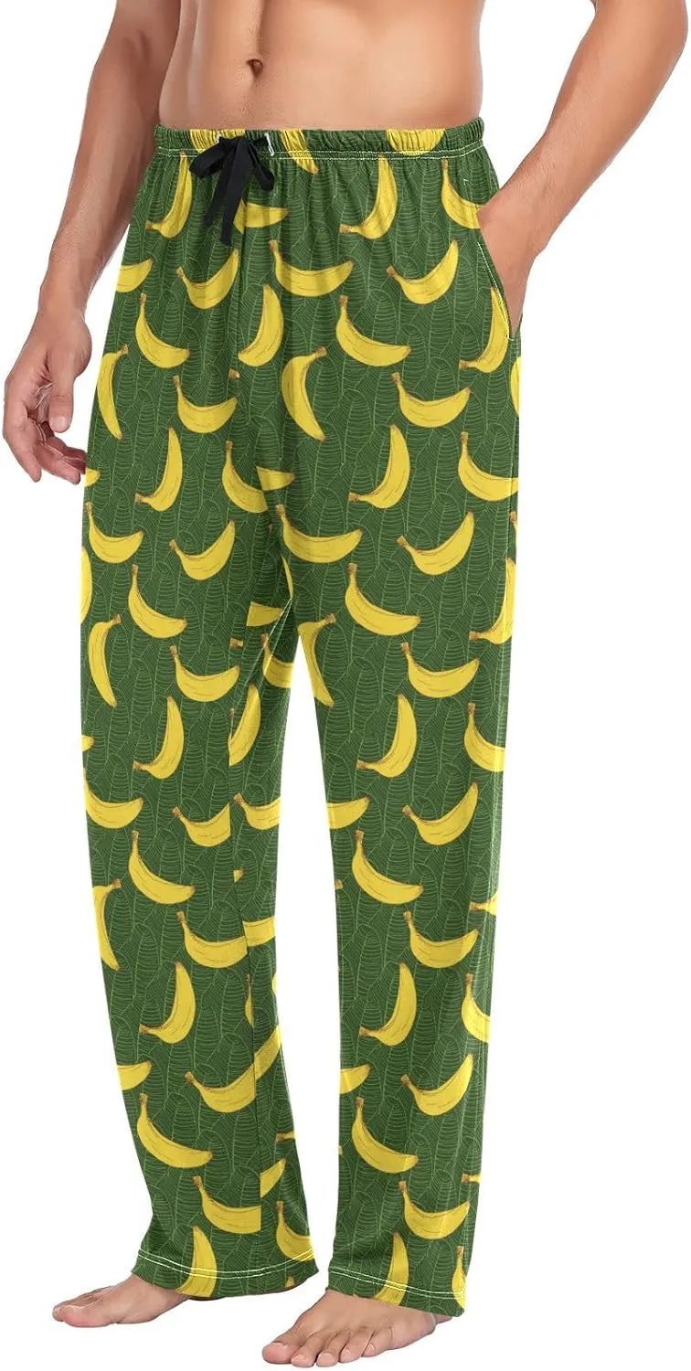 Men's Pajama Pants Super Soft Sleep Lounge Pants Pjs Bottoms with Pockets
