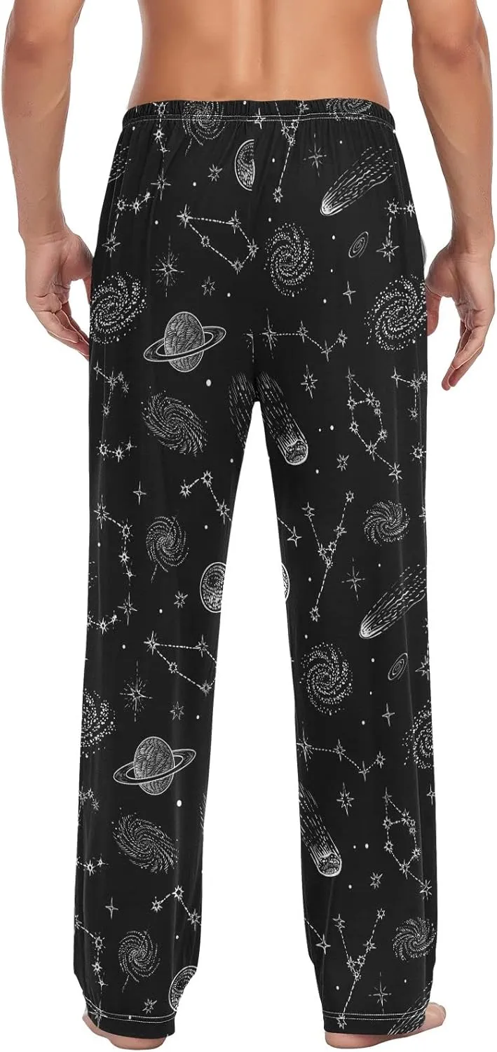 Men's Pajama Pants Super Soft Sleep Lounge Pants Pjs Bottoms with Pockets