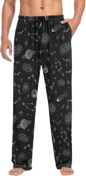 Men's Pajama Pants Super Soft Sleep Lounge Pants Pjs Bottoms with Pockets