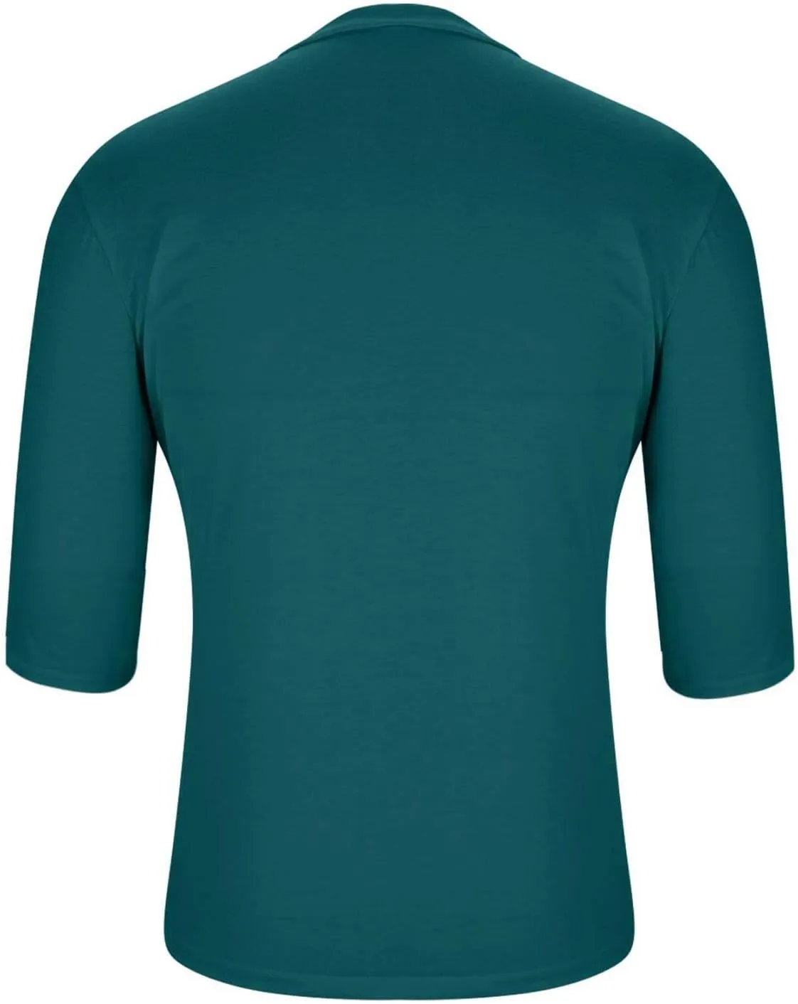 Mens Plus Size Solid Color T-Shirts Casual Crewneck 3/4 Sleeve Shirts 2025 Summer Tops Basic Pullover Workout Tees