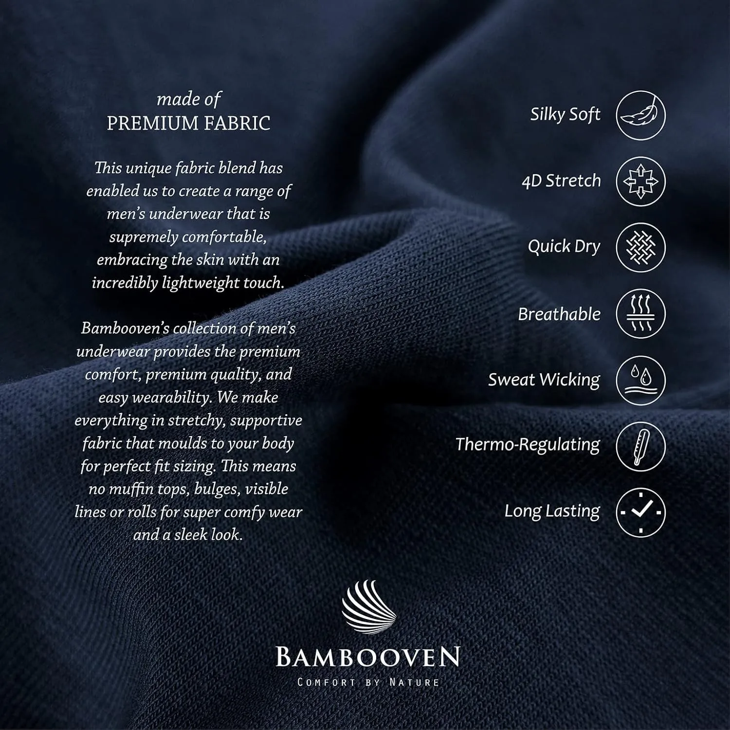 Men's T-Shirts Rayon Made from Bamboo - Modern Fit, Moisture Wicking Undershirt - Crewneck/V-Neck Tees, 3-Pack