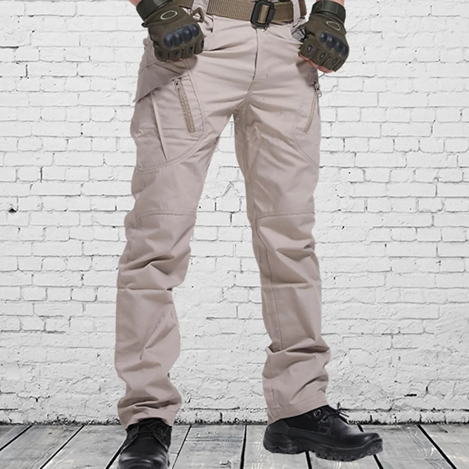 Men's Tactical Pants Military Cargo Pants Stretch Work Pants Multi Pockets Hiking Pants Outdoor Activity Pants