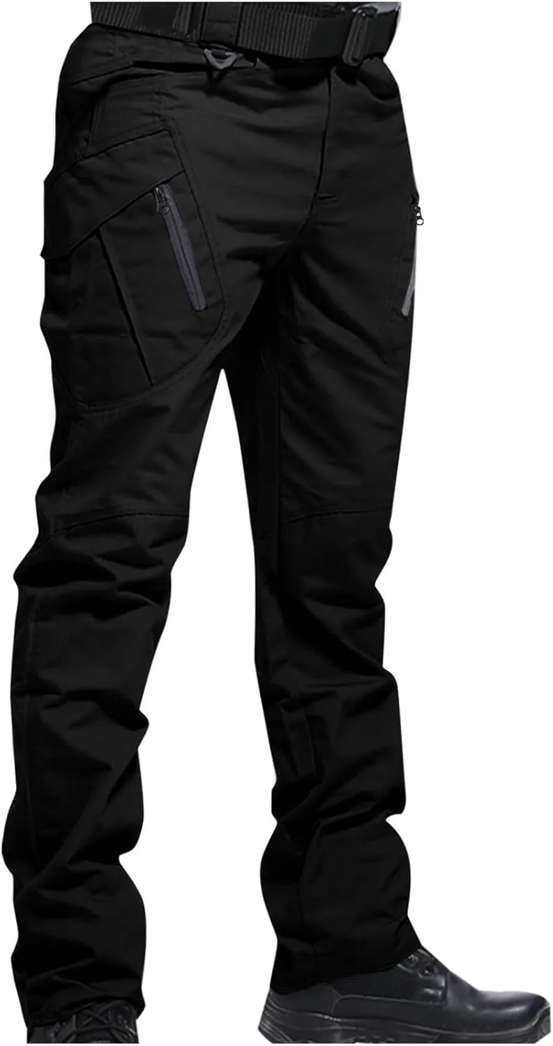 Men's Tactical Pants Military Cargo Pants Stretch Work Pants Multi Pockets Hiking Pants Outdoor Activity Pants