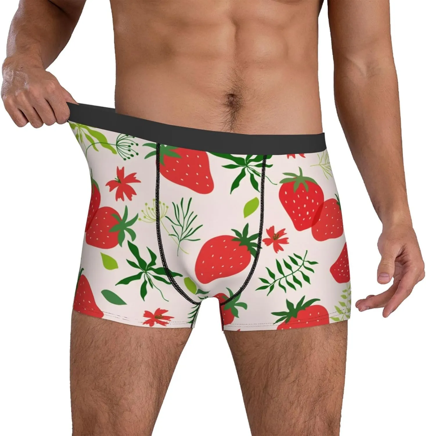 Men's Underwear Boxer Briefs Quick Dry, Soft Wide Waistband Boxer Shorts Underwear