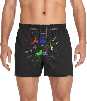 Men's Underwear Boxer Briefs Shorts Cotton Pocket Swimwear Bathing Suit(S-2XL)