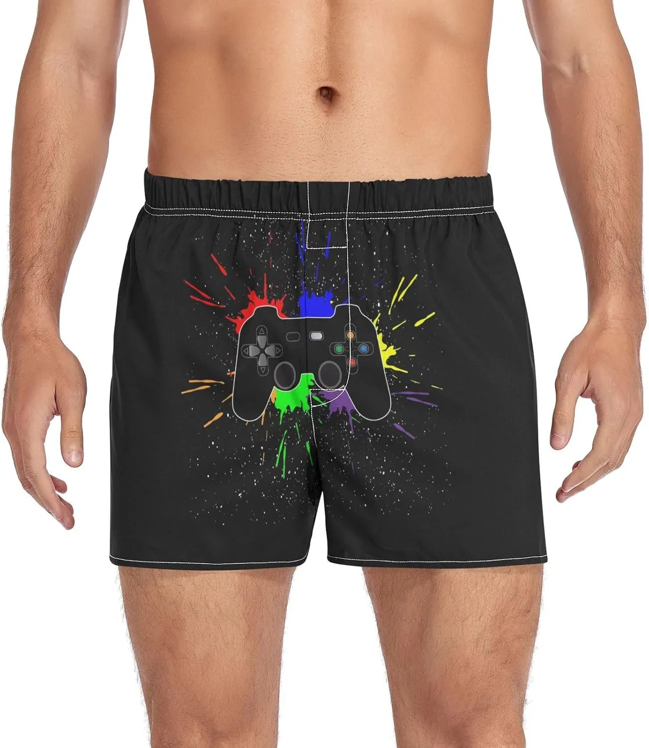 Men's Underwear Boxer Briefs Shorts Cotton Pocket Swimwear Bathing Suit(S-2XL)