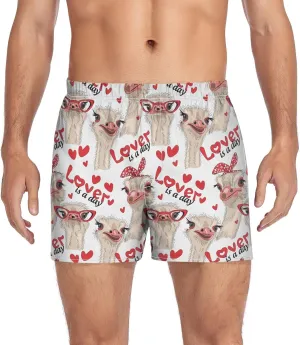 Men's Underwear Boxer Briefs Shorts Cotton Pocket Swimwear Bathing Suit(S-2XL)