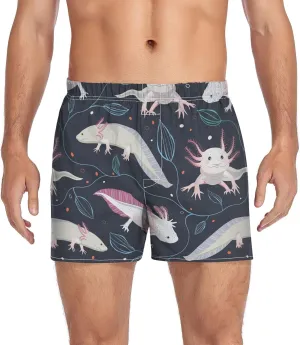 Men's Underwear Boxer Briefs Shorts Cotton Pocket Swimwear Bathing Suit(S-2XL)
