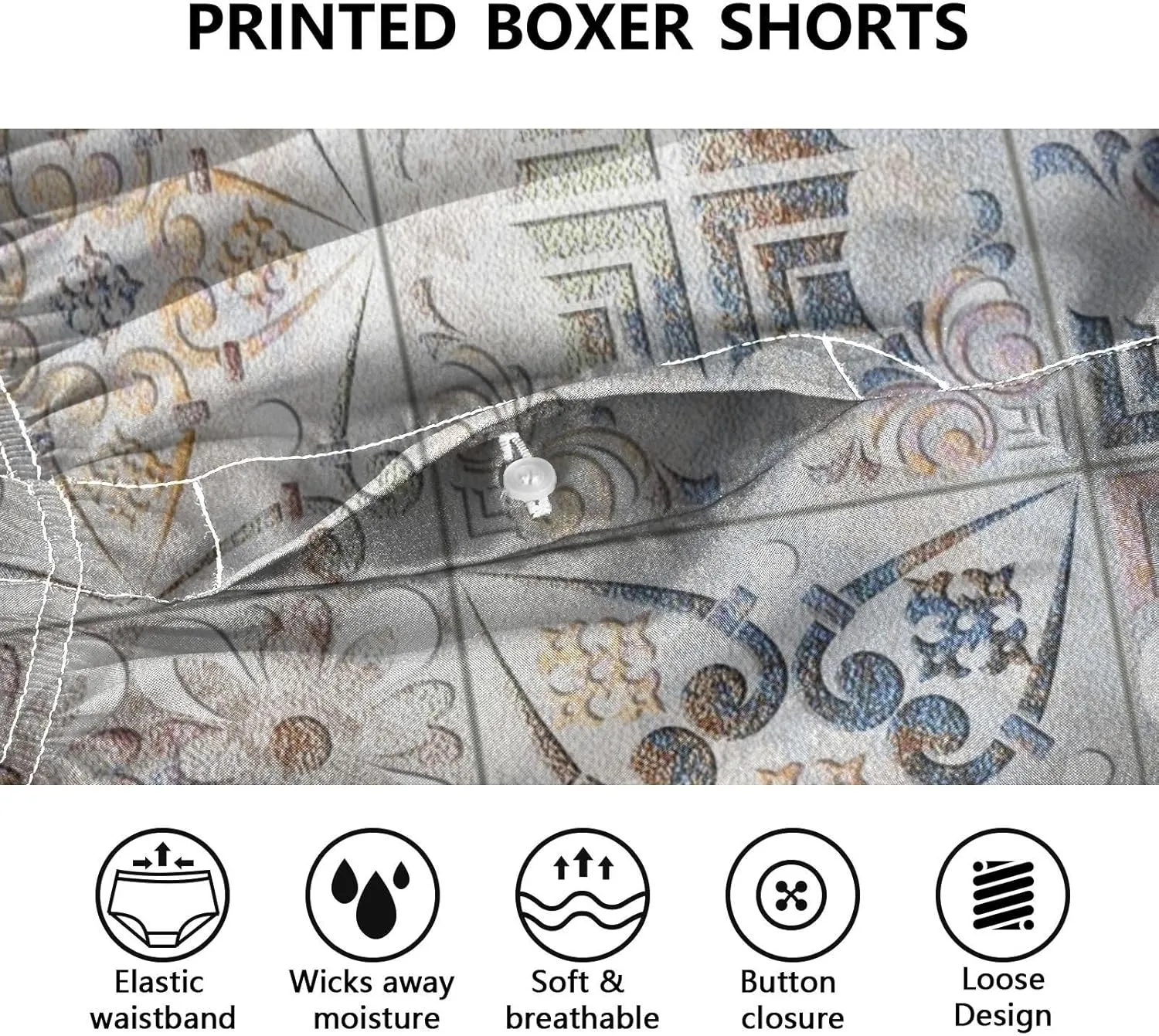 Men's Underwear Boxer Briefs Shorts Cotton Pocket Swimwear Bathing Suit(S-2XL)