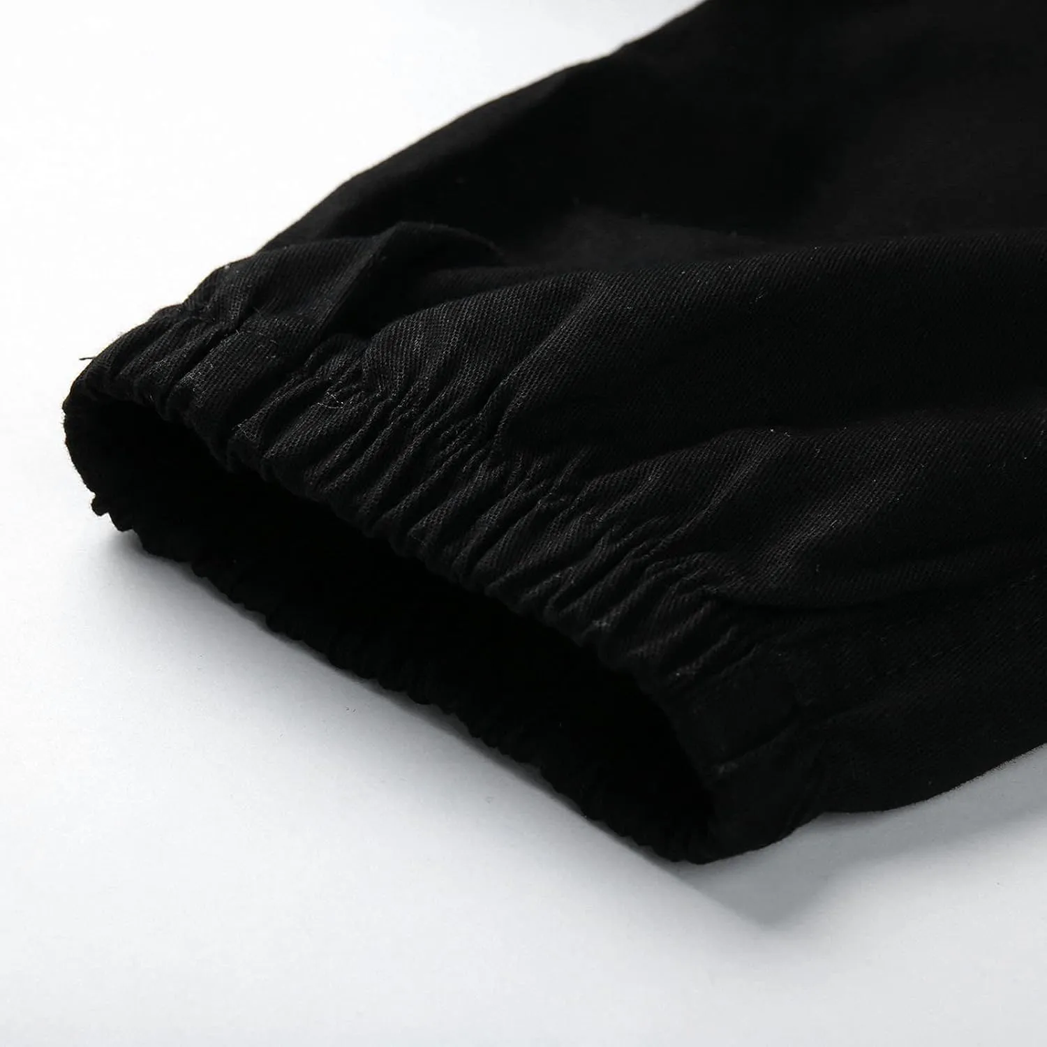 Mens Workout Cargo Sweatpants Tapered Athletic Sweatpants for Jogging Running Exercise Gym Workout Mens Zip Joggers