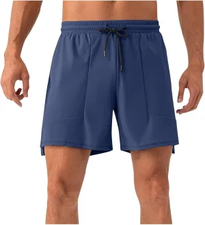 Mens Workout Shorts Quick Dry Athletic Shorts 2025 Fashion Gym Shorts Loose Fit Lightweight Running Shorts Plus Size