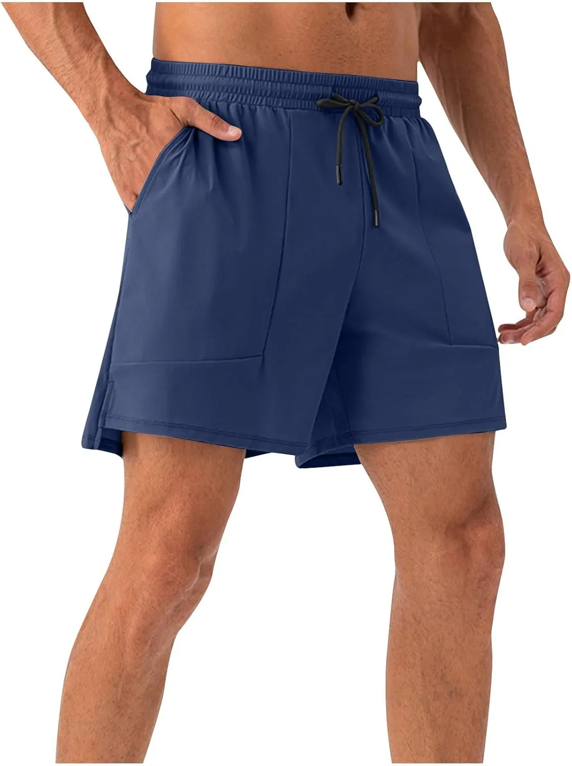 Mens Workout Shorts Quick Dry Athletic Shorts 2025 Fashion Gym Shorts Loose Fit Lightweight Running Shorts Plus Size