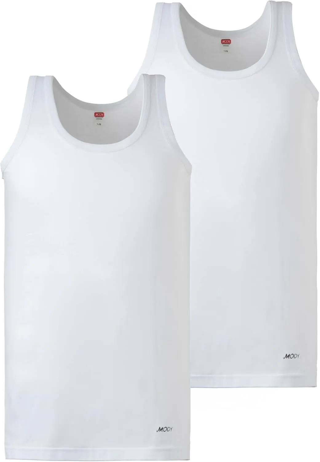 Mody Tank Tops Men Undershirts, Cotton Mens Tank Top, Breathable Men Undershirts, Ultra Soft Men's Tank Tops Pack 2