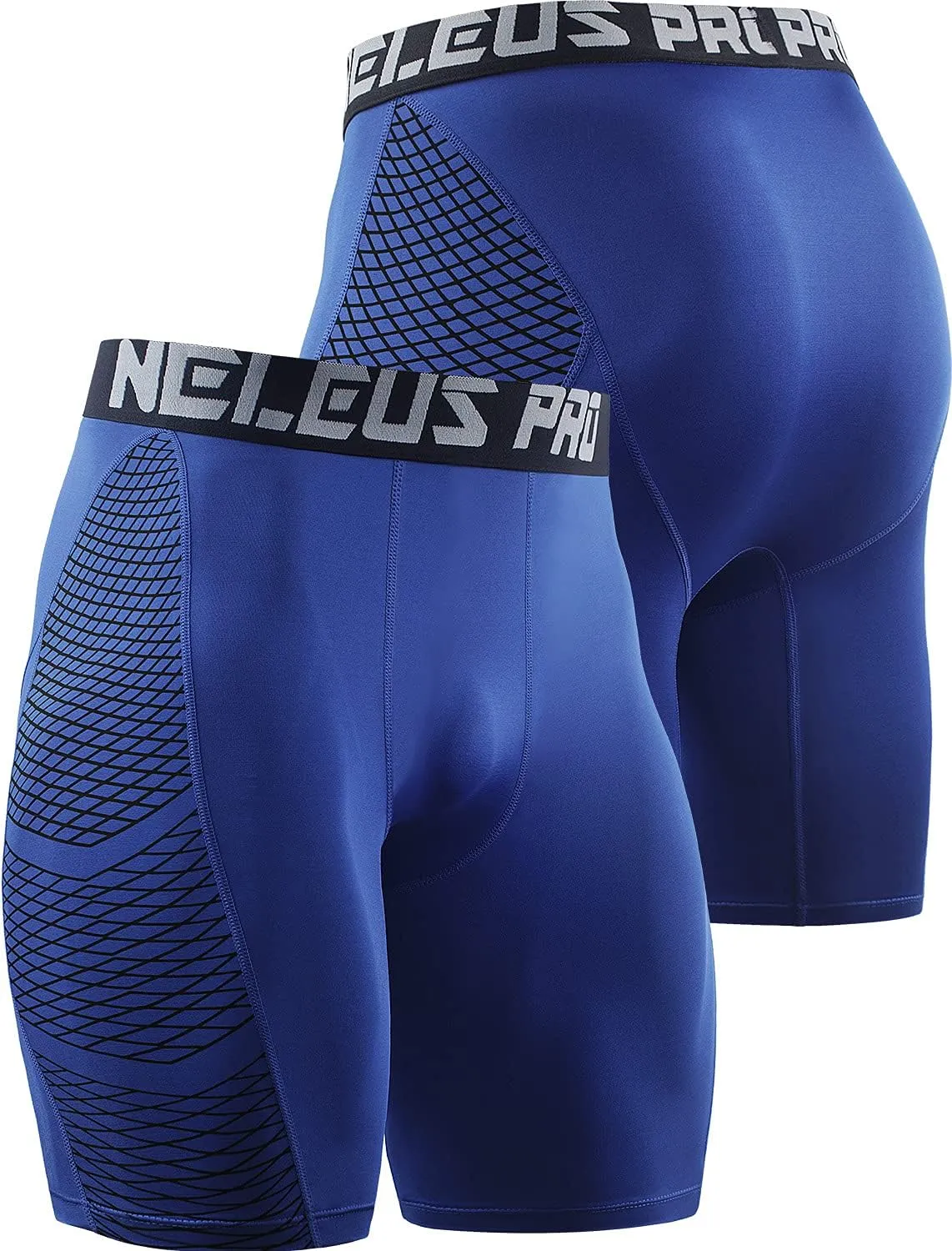 NELEUS Men's Compression Shorts Pack of 3