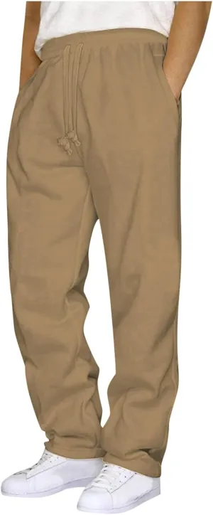 Outdoor Casual Cargo Pants Men Sport Jogger Pants Work Straight Leg Pants Fashion Comfort Pants Light Baggy Pants