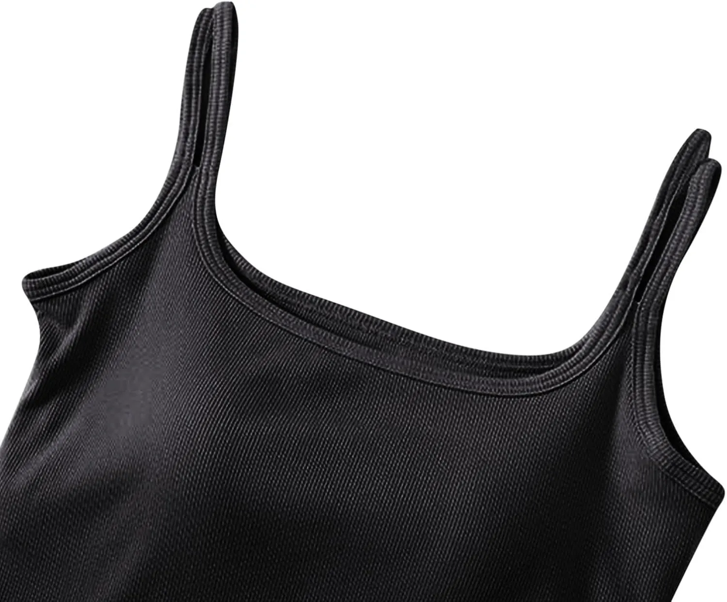 Padded Tank Tops for Women Pure Classic Fit Smooth Soft High Stretch Basic Tanks Casual Trendy Undershirts