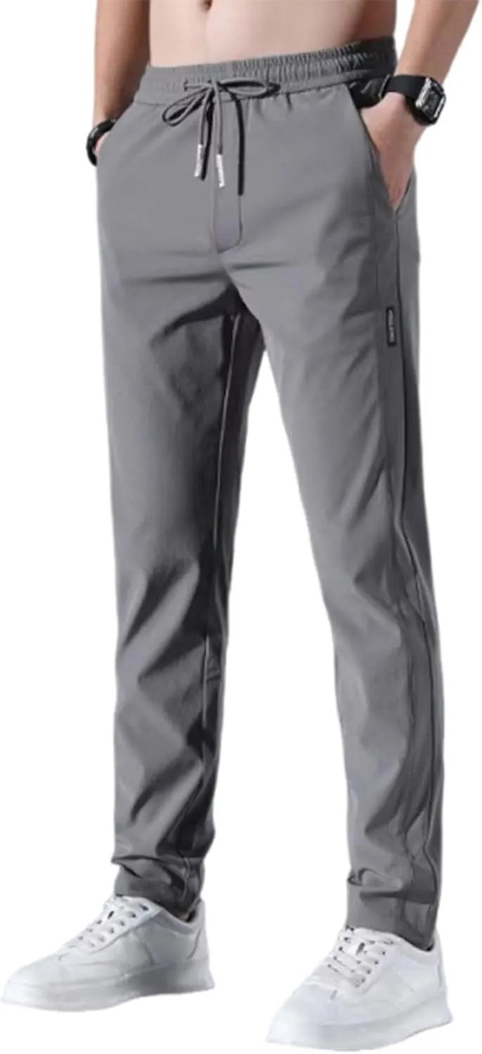 Palcomfy Pants for Men - Glidepants Pants Men Lightweight Hiking Pants Breathable Stretch Active Pants Quick Dry Pants