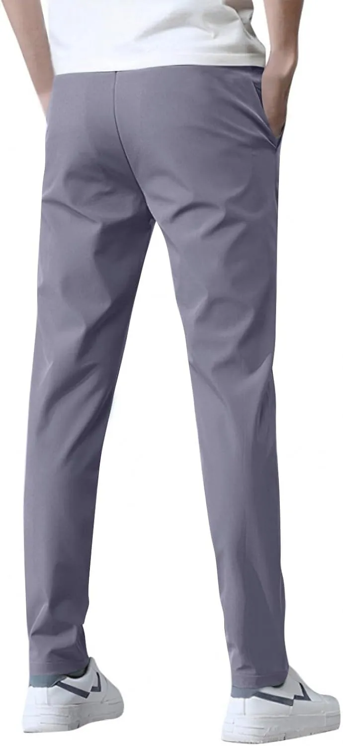 Palcomfy Pants for Men - Glidepants Pants Men Lightweight Hiking Pants Breathable Stretch Active Pants Quick Dry Pants