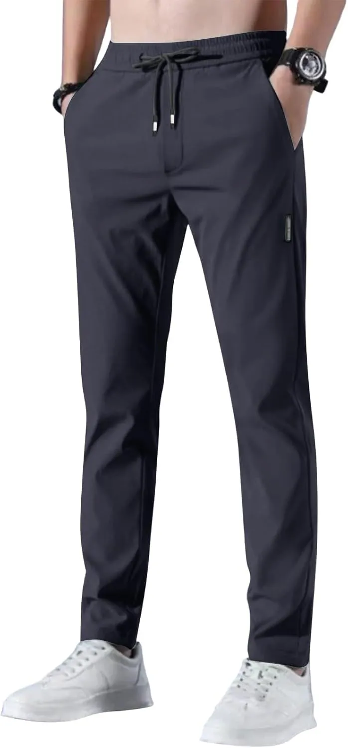 Palcomfy Pants for Men - Glidepants Pants Men Lightweight Hiking Pants Breathable Stretch Active Pants Quick Dry Pants