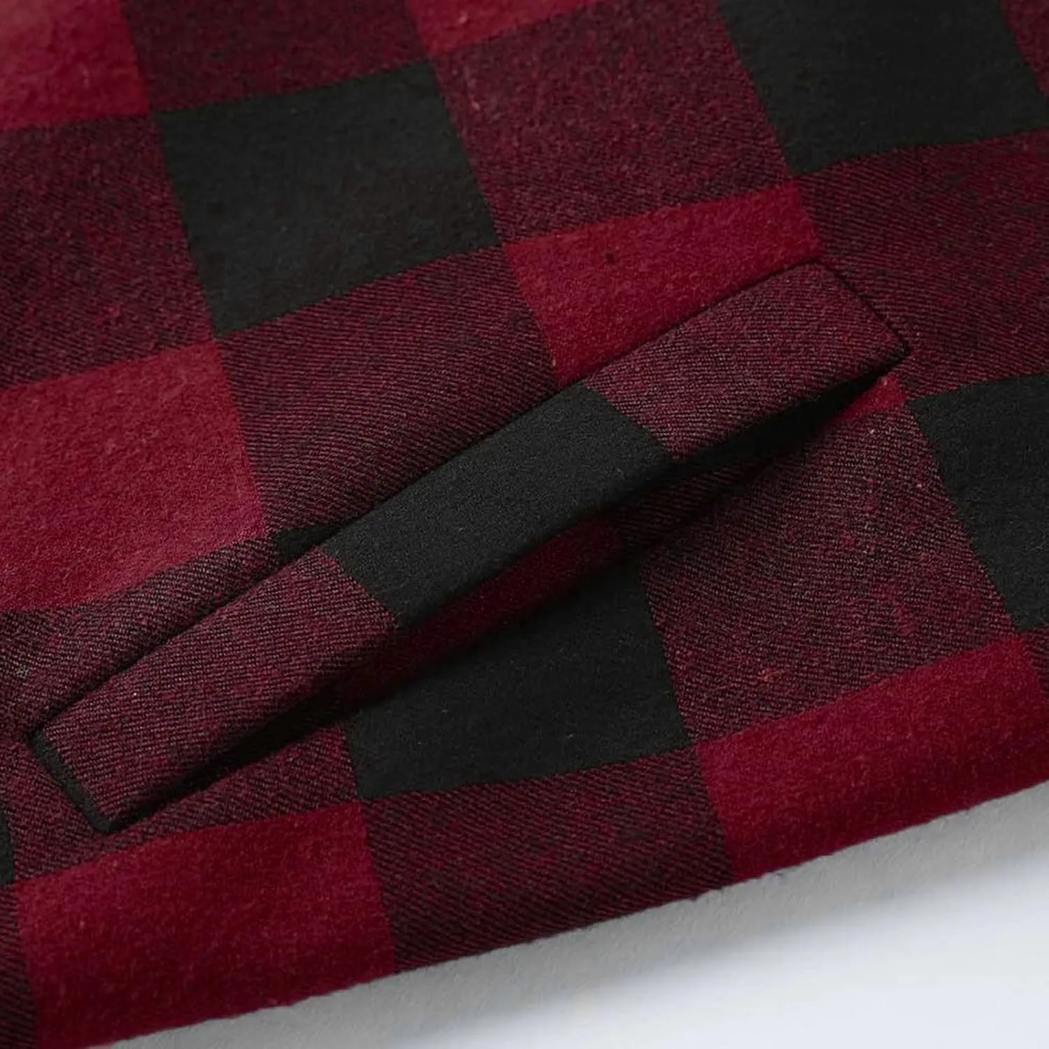Plaid Hoodies Jackets for Men Loose Long Sleeve Fitted Button Down Lightweight Lined Button Down Padded Jackets Color