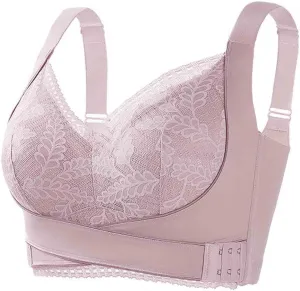 Push Up Bra for Women Plus Size Comfort Breathable Brassiere Wide Back Super Padded T-Shirt Bras Add Two Cups