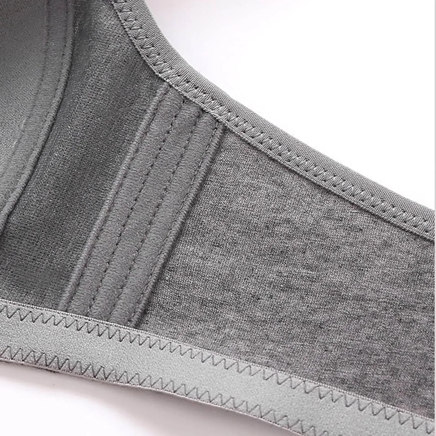 Push Up Bra for Women Plus Size Comfort Breathable Brassiere Wide Back Super Padded T-Shirt Bras Add Two Cups