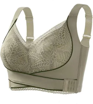 Push Up Bra for Women Plus Size Comfort Breathable Brassiere Wide Back Super Padded T-Shirt Bras Add Two Cups