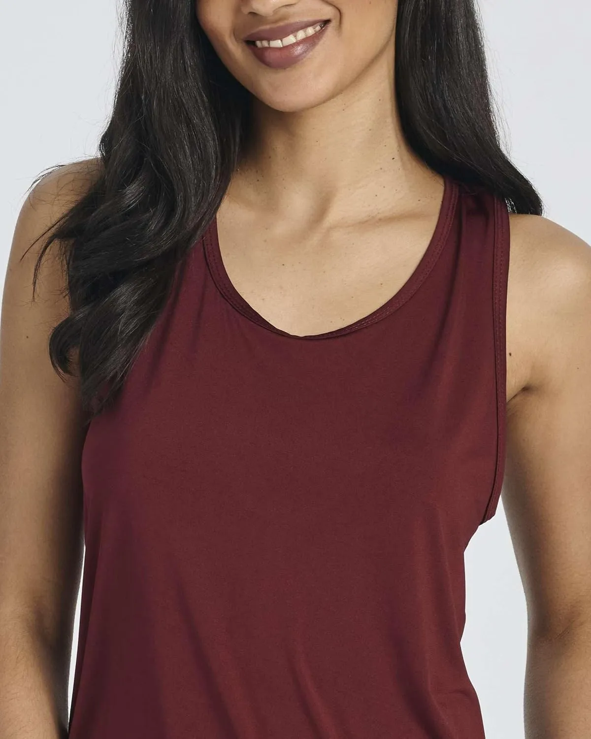 Real Essentials 5 Pack: Women's Crossback Keyhole Open Back Workout Tank Top Dry-Fit Sleeveless Yoga Gym (Available in Plus)