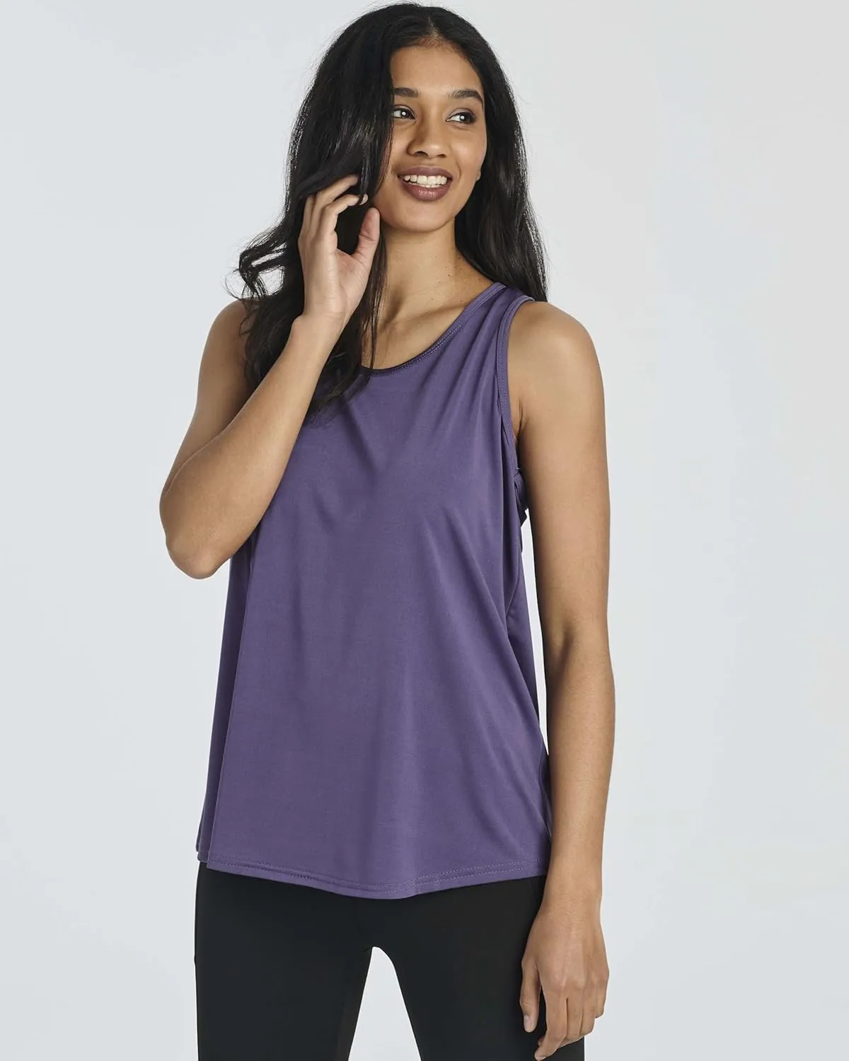 Real Essentials 5 Pack: Women's Racerback Workout Tank Top Mesh Back Dry-Fit Sleeveless Running Gym (Available in Plus Size)