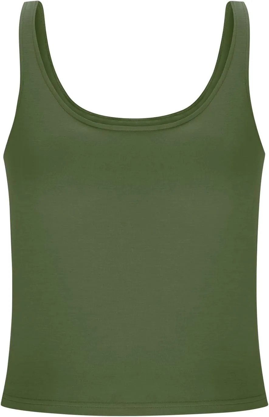 Seamless Workout Tank Tops for Women Summer Racerback Sleeveless Tops with Built-in Bra U-Back Athletic Gym Yoga Shirt