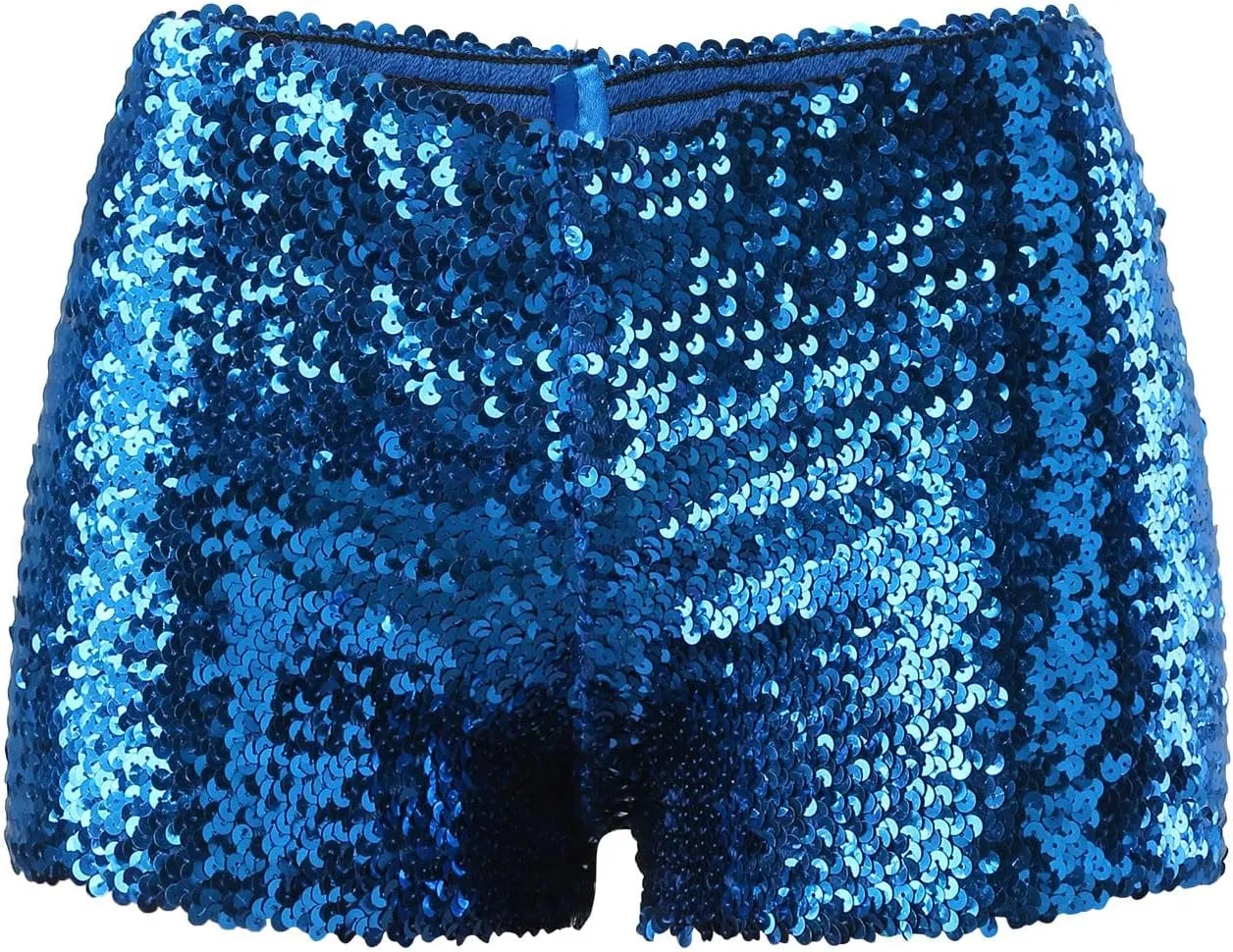 Sequin Shorts for Women Sparkle Shorts Sexy Party Dancing Hot Shorts